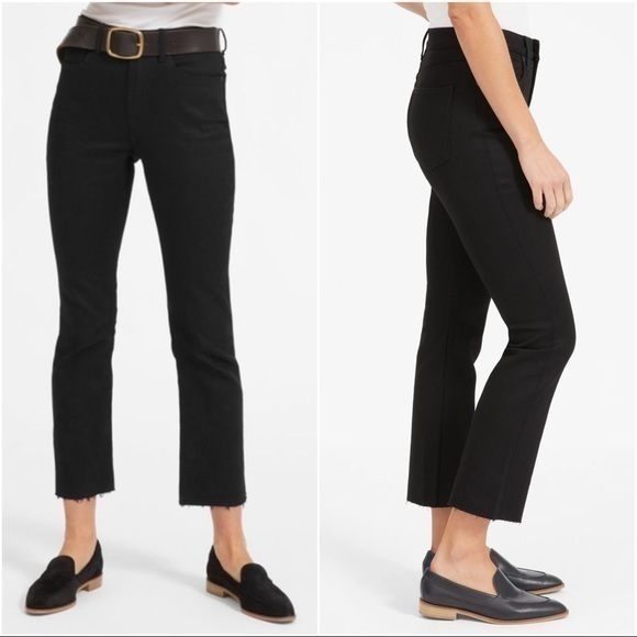 Everlane Jeans Everlane High Rise Kick Crop Poshmark
